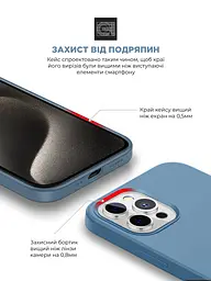 Панель ArmorStandart ICON2 MagSafe для Apple iPhone 15 Pro Winter Blue (ARM72758) - мініатюра 5
