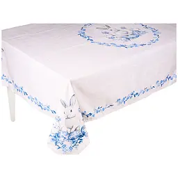 Скатертина Alba ceramics Blue Rabbit 140х220 см (796-004)