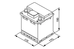 Акумулятор Bosch S4 Silver 44Ah 420A (0 092 S40 001) - мініатюра 3