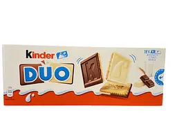 Печиво Kinder Duo з молочним та білим шоколадом 150 г (8000500385807)
