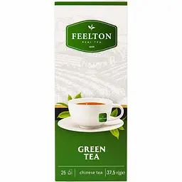 Чай зелений Feelton Green Tea OPA (25 шт. x 1.5 г) - мініатюра 3