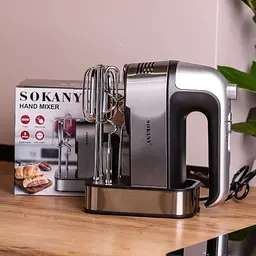 Міксер ручний Sokany SK-6627 350 Вт 5 швидкостей з 2 насадками - мініатюра 8