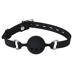 Кляп - Erospace Wild Play Mouth Gag With Silicone Ball C14 - мініатюра 4