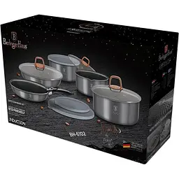 Набір посуду 12 предметів Berlinger Haus Moonlight Edition (BH-6102) - мініатюра 2