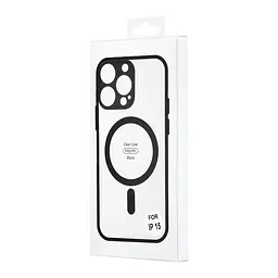 Чохол Color Edge with MagSafe (Protected Camera) iPhone 15 Black - мініатюра 2