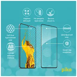 Скло захисне Piko Full Glue Xiaomi Redmi Note 13 Pro Plus 5G Black (1283126584022) - мініатюра 3