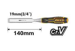 Стамеска Ingco Industrial 19х140 мм (HWC0819) - мініатюра 2