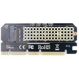 Контролер Maiwo M.2 NVMe M-key SSD 22*30mm, 22*42mm, 22*60mm, 22*80mm to PCI (KT046)