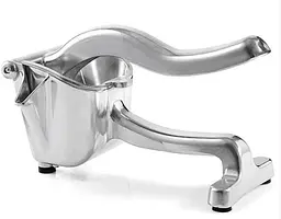 Ручний соковитискач - прес для фруктів та цитрусових Hand Juicer металевий із затискачем - мініатюра 4