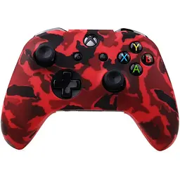 Чохол на геймпад Dobe Silicone Case для Xbox Series X/S Controller Red Camouflage [74252] - мініатюра 2