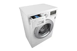 Пральна машина LG з фронтальним завантаженням F1296HDS1, 7кг, 1200, A+++, Пар, глибина 44см, Дисплей, Інвертор, Білий (F1296HDS1) - мініатюра 7