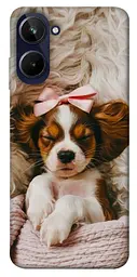 TPU чохол Demsky Sleepy spaniel для Realme 10 4G