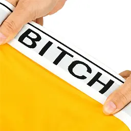 Трусики Lovetoy Ingen Bitch Vibrating Panties XL жовтий - мініатюра 11