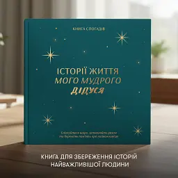 Книга спогадів «Історії мого дідуся» зелена - мініатюра 3