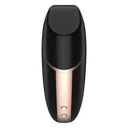 Вакуумний стимулятор клітора з вібрацією Satisfyer Love Triangle чорний - мініатюра 4
