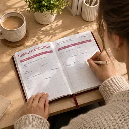 Планер-щоденник Orner "It's planning time" бордовий - мініатюра 10