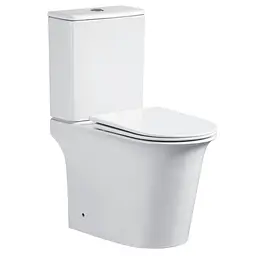 Унітаз-компакт Mixxus Wave-0405-R 630x350x795 мм, Rimless MI6694, Білий - мініатюра 4