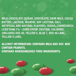 Драже M&M's Milk Chocolate Christmas Candy 87.9г - мініатюра 6