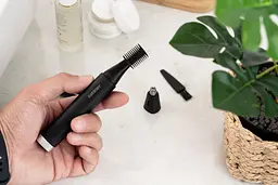 Тример TR-PWP, для носа і вух, сталь, USB-C > USB-A, чорний ARDESTO teh0017756 - мініатюра 5