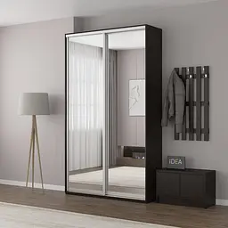Шафа-купе Idea серія 5 140 x 60 x 210 см Венге темний Дзеркало