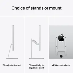 Монітор Apple 27" Studio Display Standard Glass (Tilt-adjustable Stand) 5K IPS 60Hz (MFEX4RU/A) - мініатюра 3