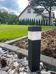 Ліхтар на сонячній батареї, набір 4 шт, SuperLED стовпчик в землю, сад, тераса, доріжки - мініатюра 8