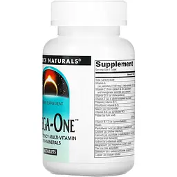 Комплекс вітамінів та мінералів Source Naturals Mega-One 30 таблеток - мініатюра 4