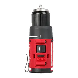 Дриль-шуруповерт акумуляторний безщітковий MILWAUKEE, M12 BLDDRC-402С, 40Нм (ЗУ, 2х4Аг, кейс) - мініатюра 4