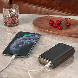 Додаткова батарея Hoco Q1A 20000 mAh Black - мініатюра 3