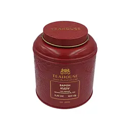 Чай чорний Teahouse Барон Юдзу №530 розсипний ароматизований 100 г у залізній банці - мініатюра 3