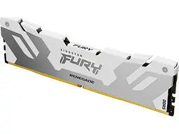 Модуль пам'яті Kingston FURY 16 GB DDR5 7600 MHz Renegade White/Silver (KF576C38RW-16) - мініатюра 2