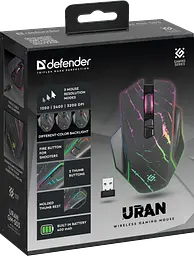 Комп'ютерна миша Defender Uran GM-503 LED Black 52503 teh0023045 - мініатюра 5