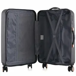 Валіза середня Semi Line 24 дюйми (M) дюйми (M) ABS-Plastic Black (T5718-2) - мініатюра 6