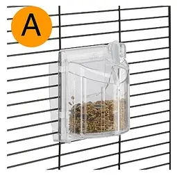Клітка для канарок та маленьких птахів Ferplast Regina біла Ø 32.5x49 см 51049811 - мініатюра 3