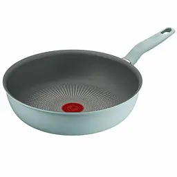Tefal Сковорода ВОК Halo EUCALYPTUS, 26см, алюміній, бакеліт, сірий