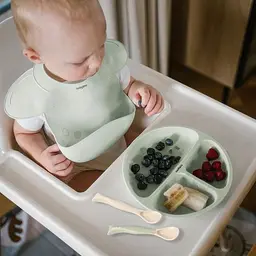 Ложечки BabyOno еластичні 2 шт. світло-бежева та оливка (1066/07) - мініатюра 3