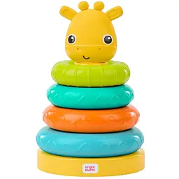Іграшка-пірамідка Bright Starts Giraffe Tower розвивальна (17467)