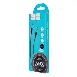 Кабель Hoco UPA11 AUX audio cable Black - мініатюра 2