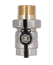 Кран кульовий Thermo Alliance "Американка" Base 1"ВЗ прямий, PN40, метелик SD221W25 - мініатюра 6