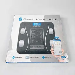 Розумні підлогові Smart ваги Taffware Digipounds Digital Scale з батарейками LED-дисплей Bluetooth 180 кг Чорний - мініатюра 5