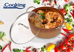 Каструля Heinner Ceramica Do Brazil, зі скляною кришкою, 28 см, 6 л (HR-BET-ERH28S) - мініатюра 5