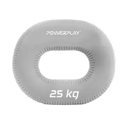 Еспандер кистьовий силіконовий PowerPlay PP-4336 Hand Grip Large 25 кг Сірий (PP_4336_Grey_25kg) - мініатюра 1