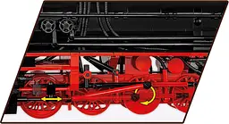 Конструктор Cobi Локомотив DR BR Class 52 масштаб 1:35, 2505 деталей (COBI-6282) - мініатюра 6