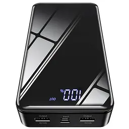 УМБ BOROFONE Extreme power bank BJ8 30000mAh зовнішній акумулятор чорний - мініатюра 2