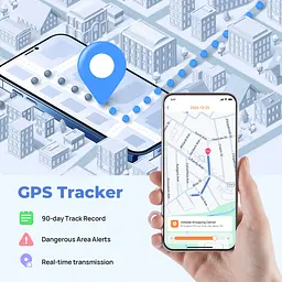 Дитячий годинник-телефон Mibro Z5, 1.69", 240x280, GPS, 2MP dual, 900мА·рік, 2АТM, синій - мініатюра 9