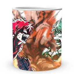 Кухоль GeekLand Моя геройська академія My Hero Academia Бакуго та Деку у профіль Удар та вибух MHA 02.523 330 мл білий - мініатюра 2