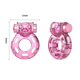 Ерекційне кільце Baile Cockring Ring, 4.5 см (рожевий) - мініатюра 4