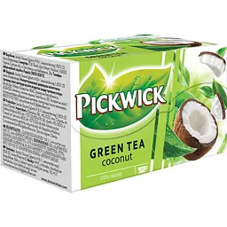 Чай зелений Pickwick Coconut ароматизований з кокосом 30 г (20 шт. по 1.5 г) - мініатюра 2