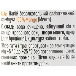 Комбуча Ever Aid Mango 100% 0.33 л - мініатюра 6