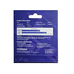 Термопрокладка Fehonda 100x100x2.0mm (12.8W/m*k) (18827)